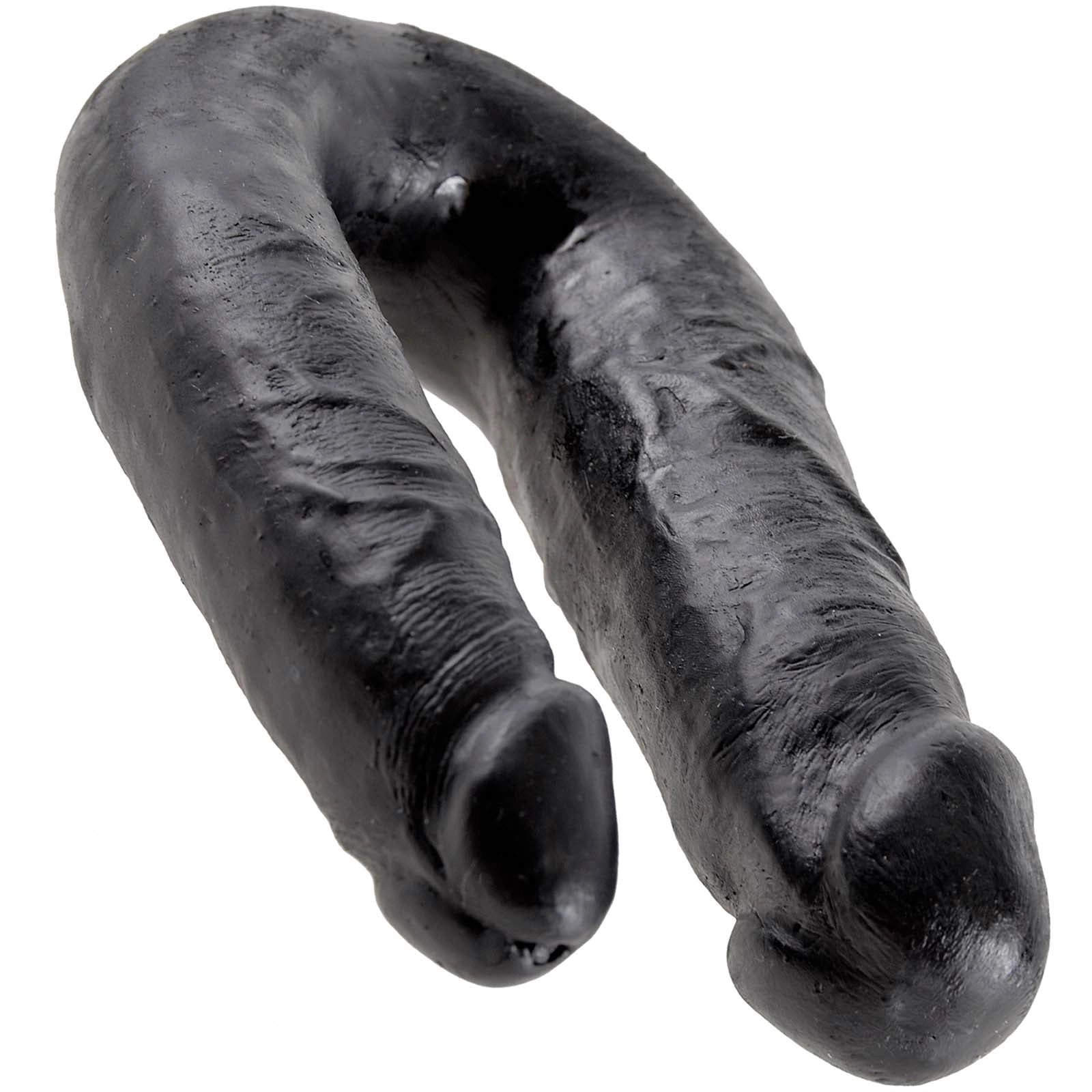 King Cock U-Shaped Medium Double Trouble - Black