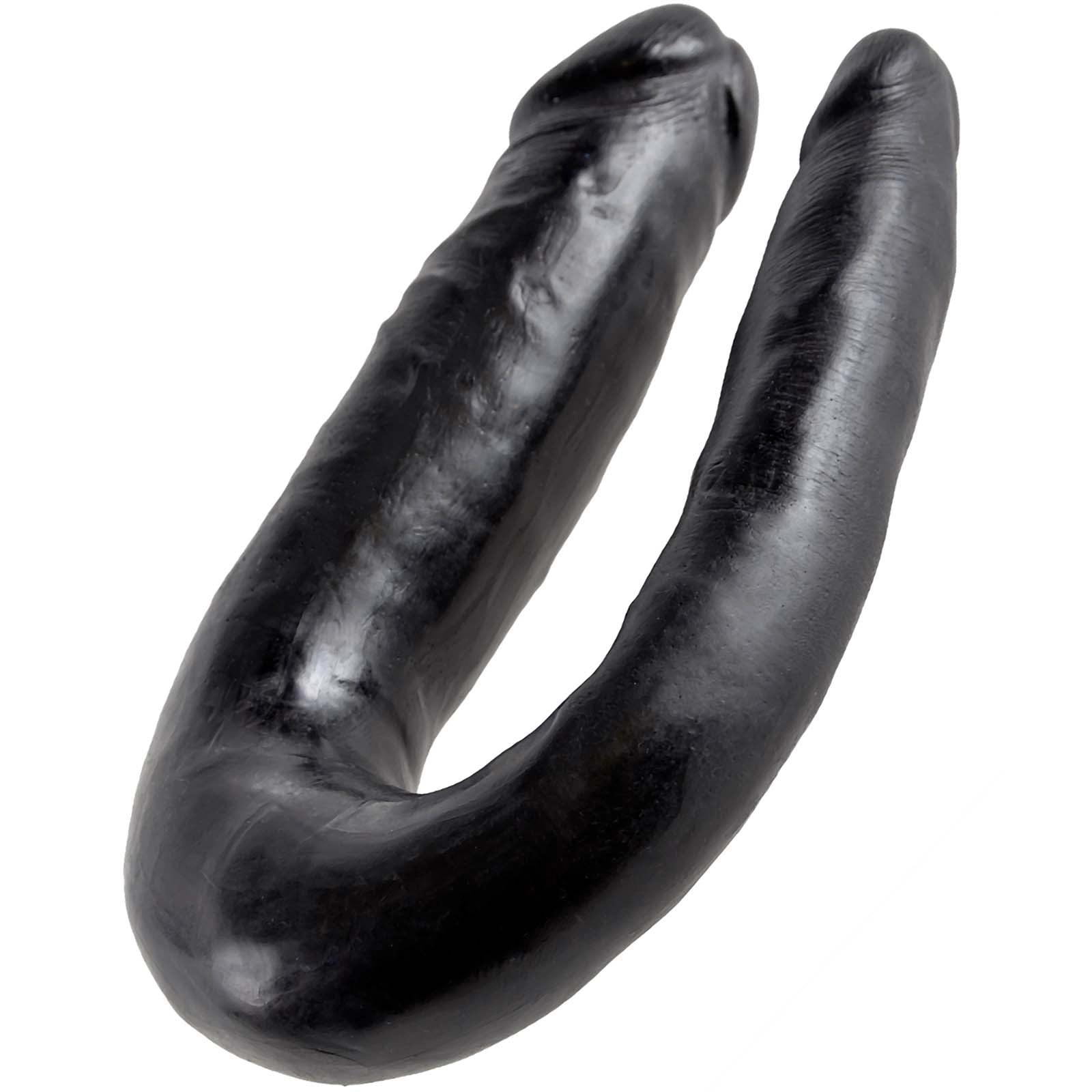 King Cock U-Shaped Small Double Trouble - Black
