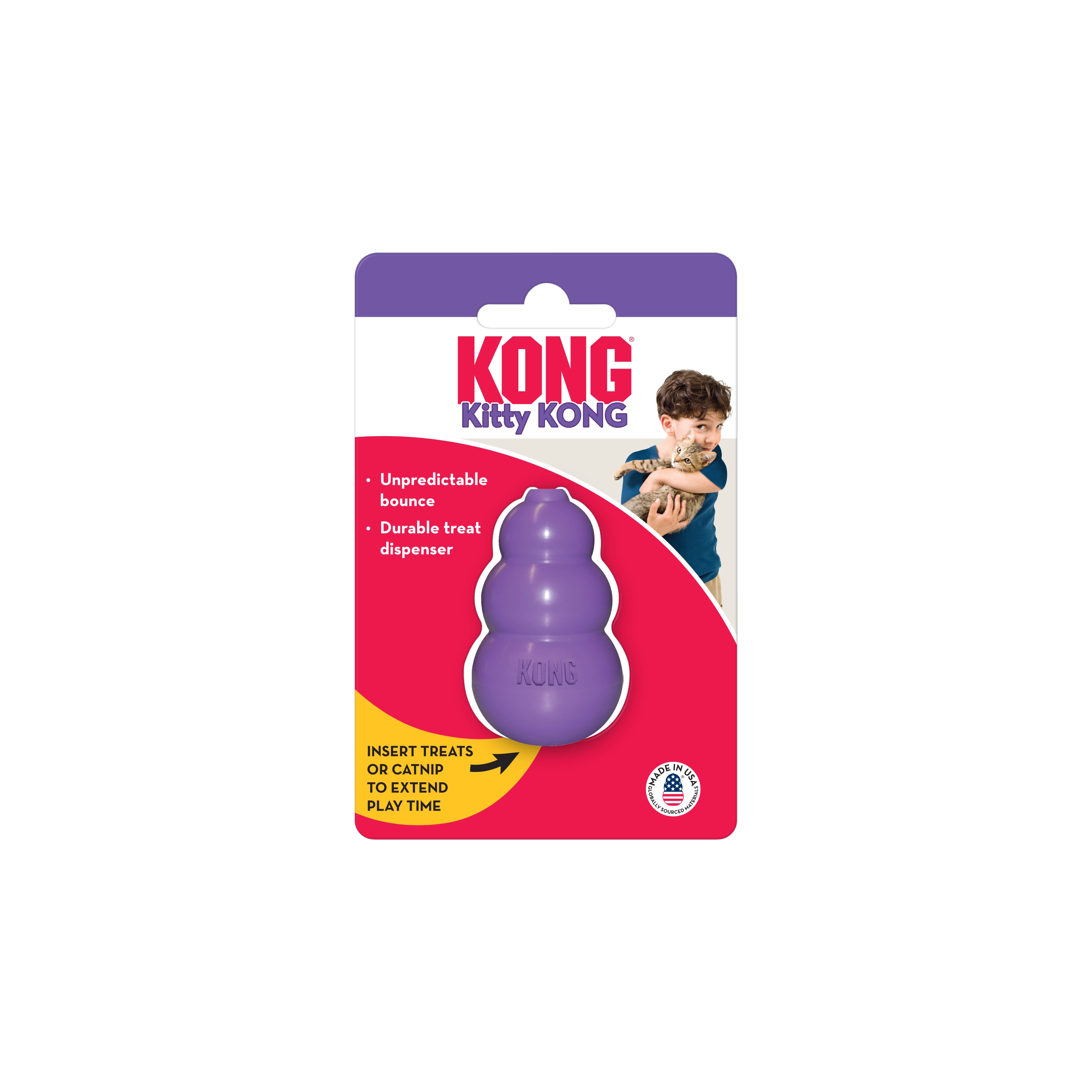 Kong Kitty Kong Treat Dispensing Cat Toy