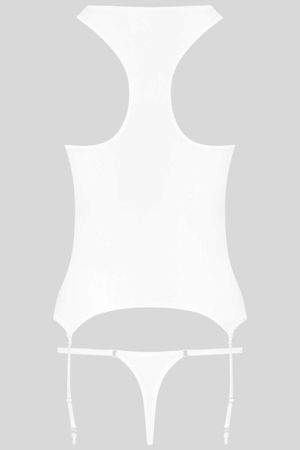 La Femme Amazone Suspender Top & Mini Thong