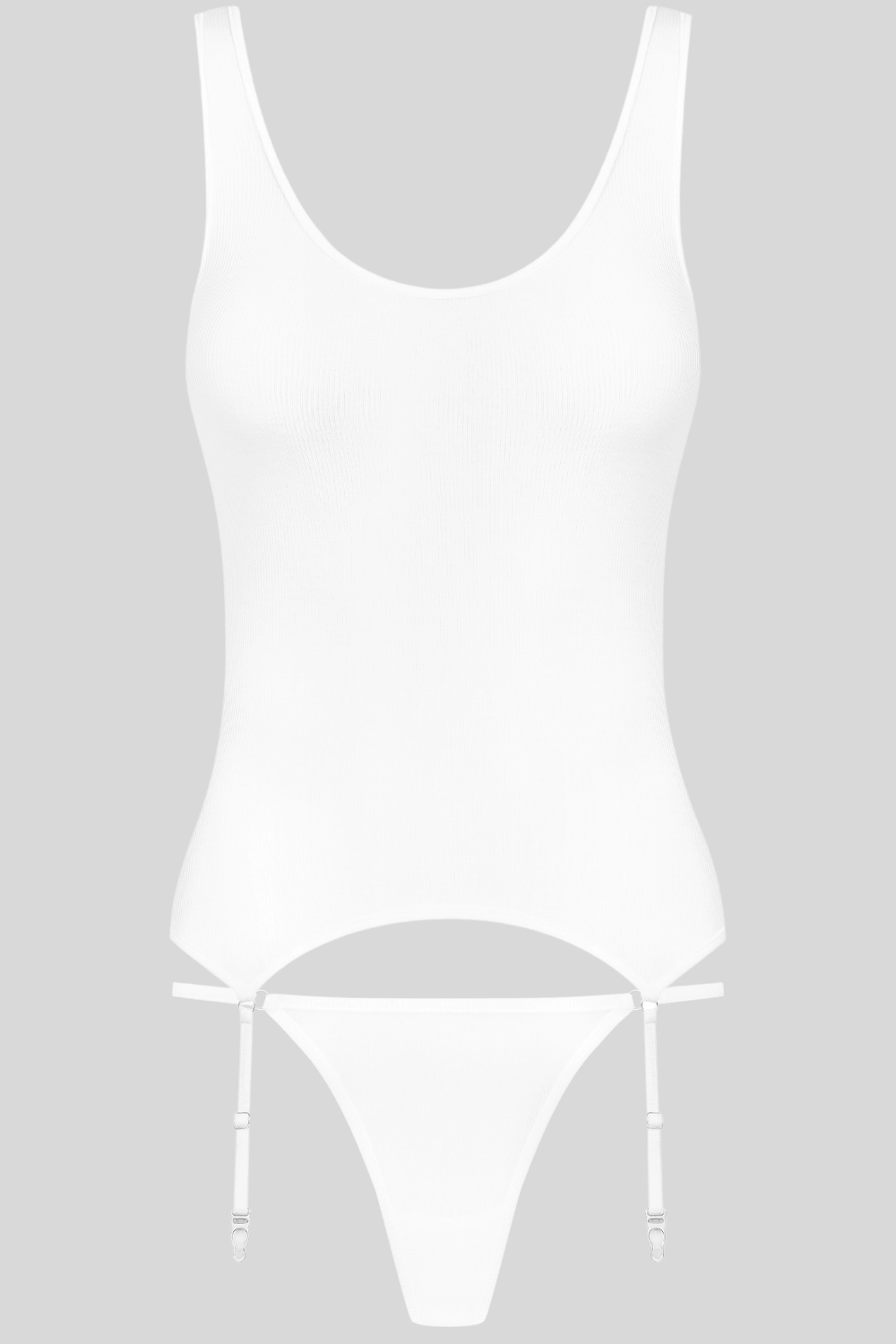 La Femme Amazone Suspender Top & Mini Thong