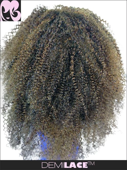 LACE FRONT WIG: Josephine Afro Kinky Curly Indian Remy