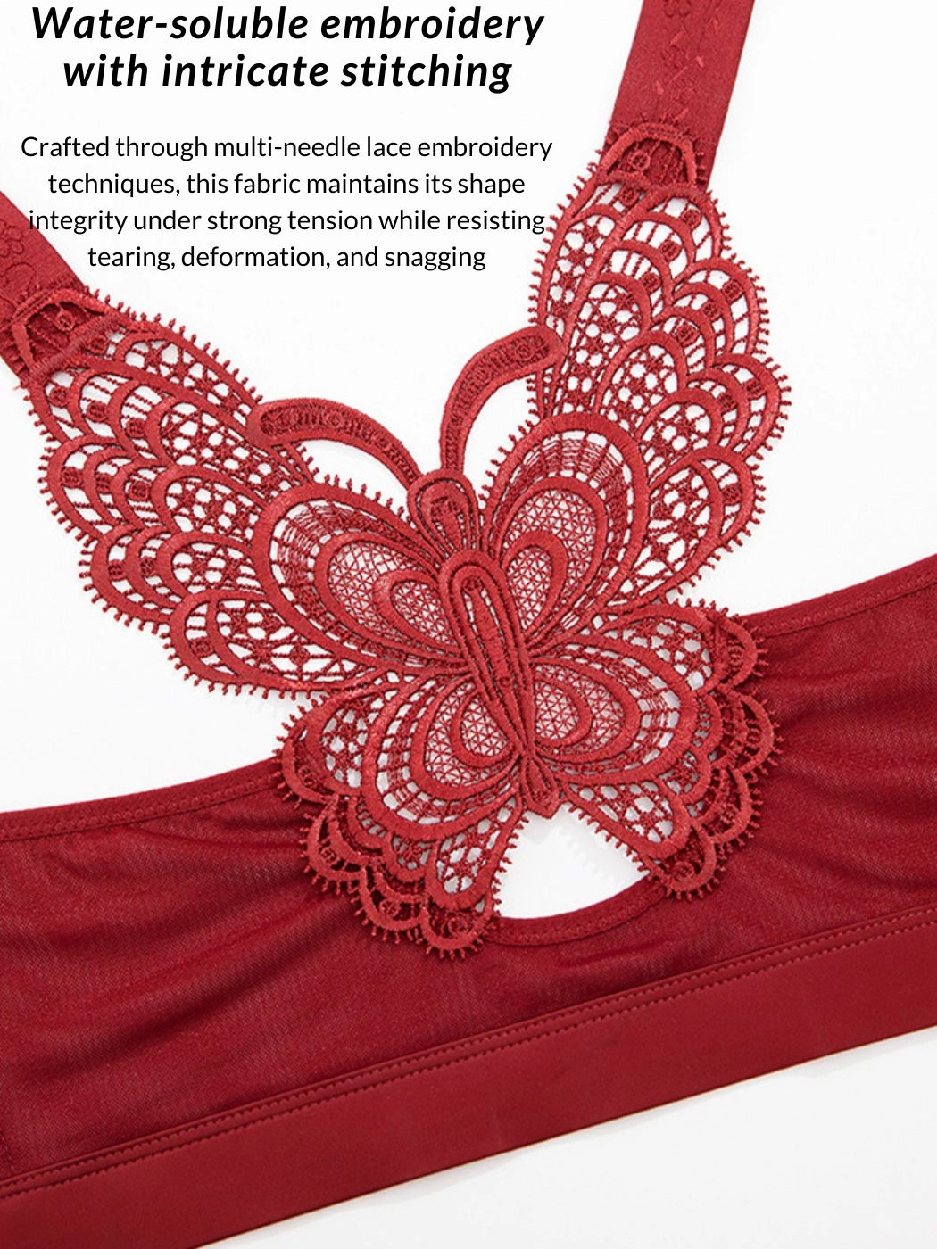 Lace Seamless Front-Closure Minimizer Bra