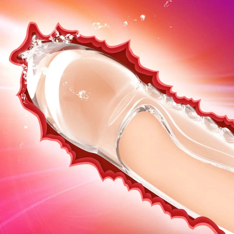 Leten Penis Sleeve Extender Penis Ring Cock Enlargement Extension Condom