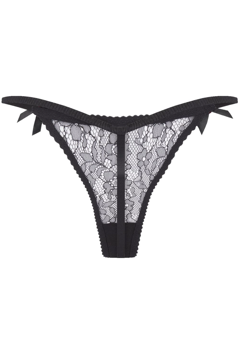 Lorna Lace Mini Thong Black