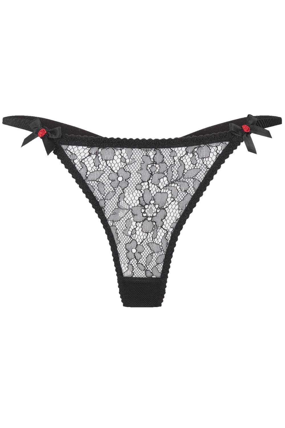 Lorna Lace Mini Thong Black