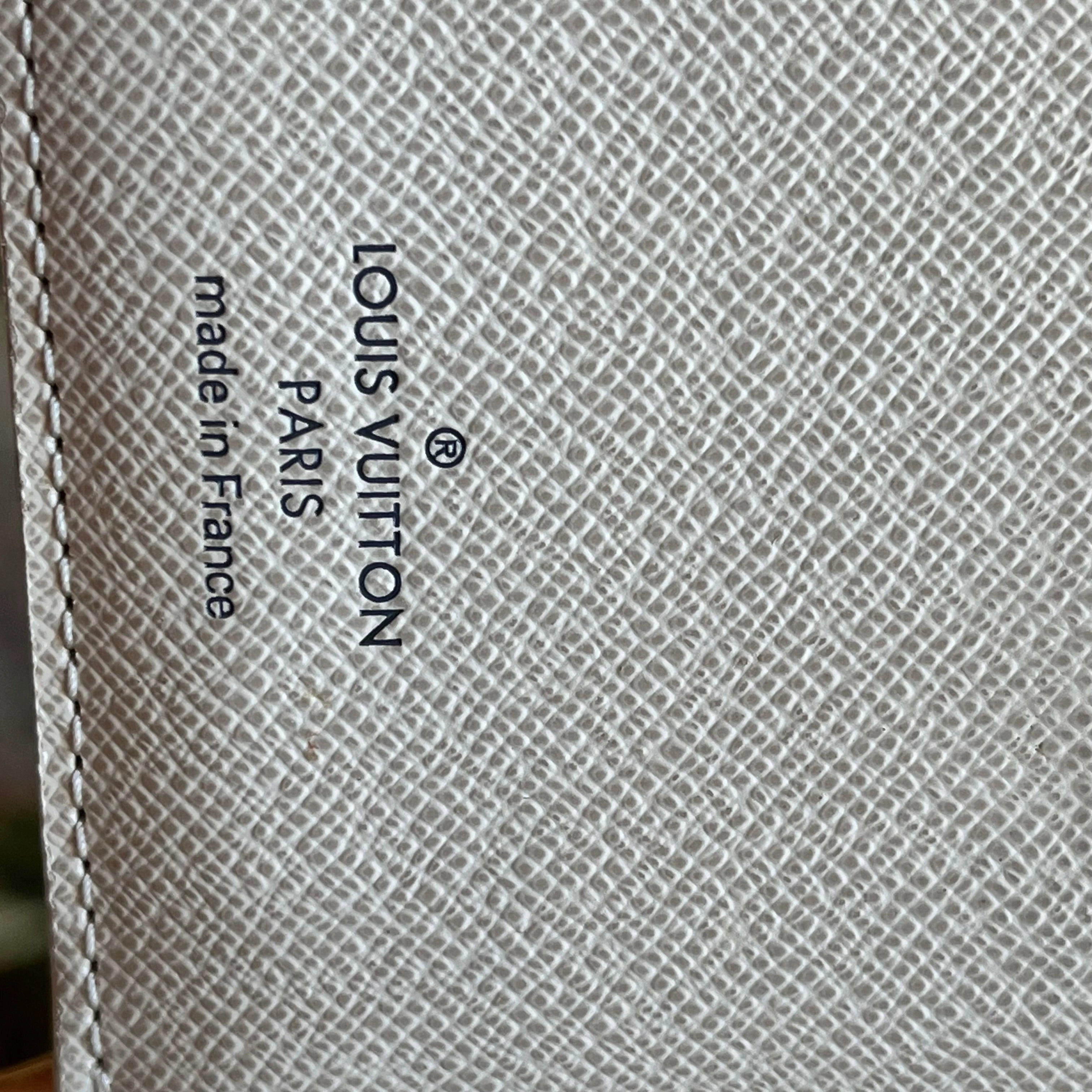 LOUIS VUITTON Joey Portofeuil Damier Azur Wallet