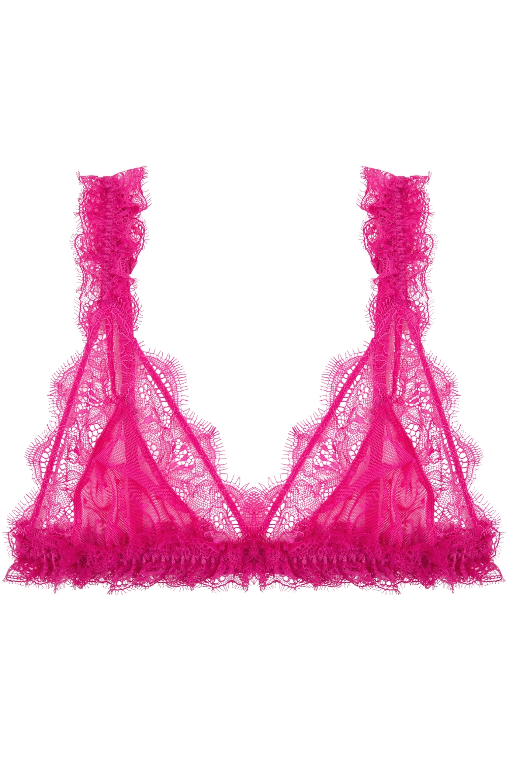 Love Lace Unpadded Triangle Bralette