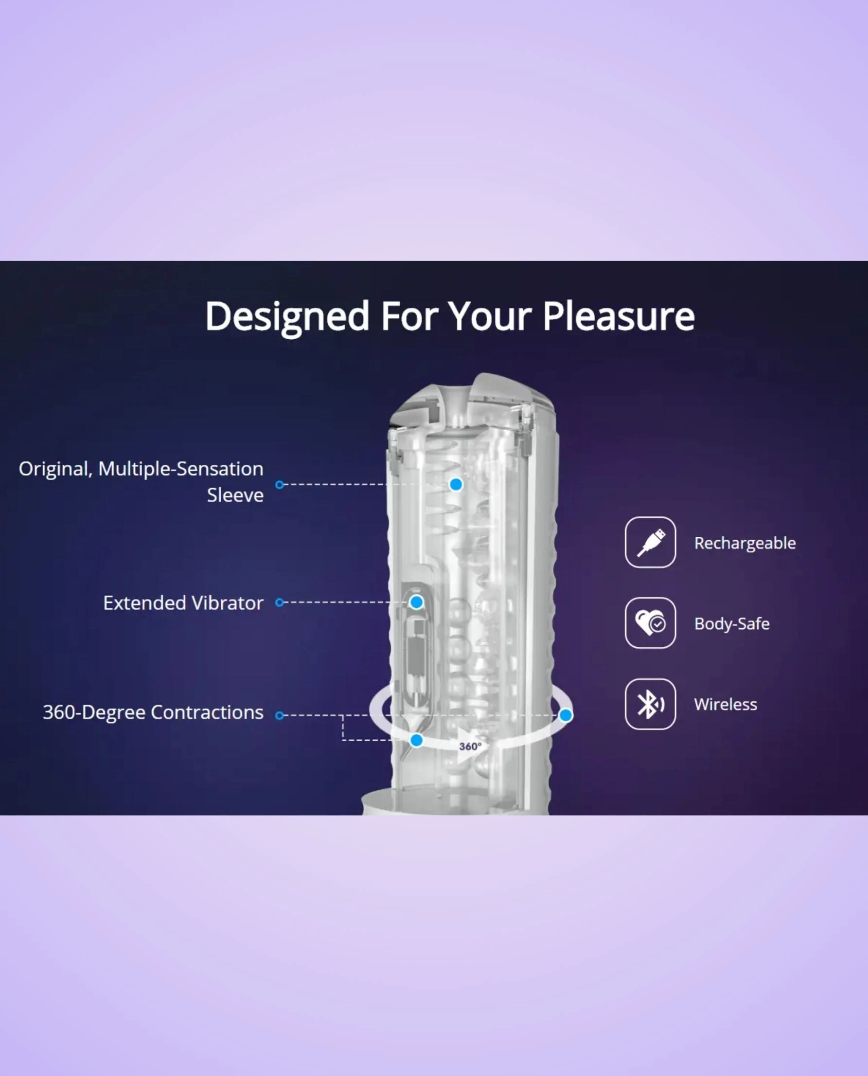 Lovense Max 2 App Controlled Male Masturbator