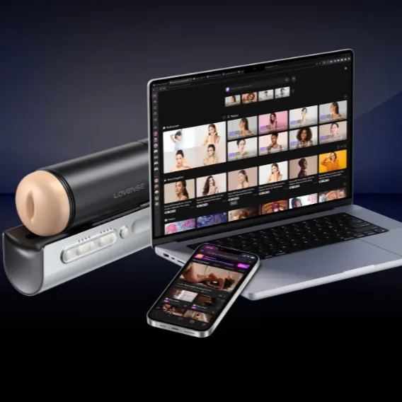 Lovense Solace Pro AI-Powered Thrusting Masturbator | Stroker