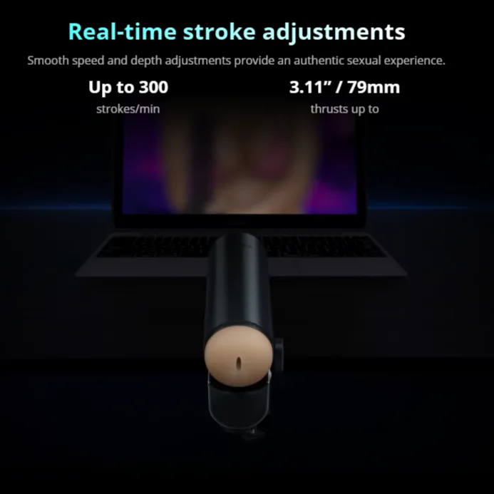 Lovense Solace Pro AI-Powered Thrusting Masturbator | Stroker