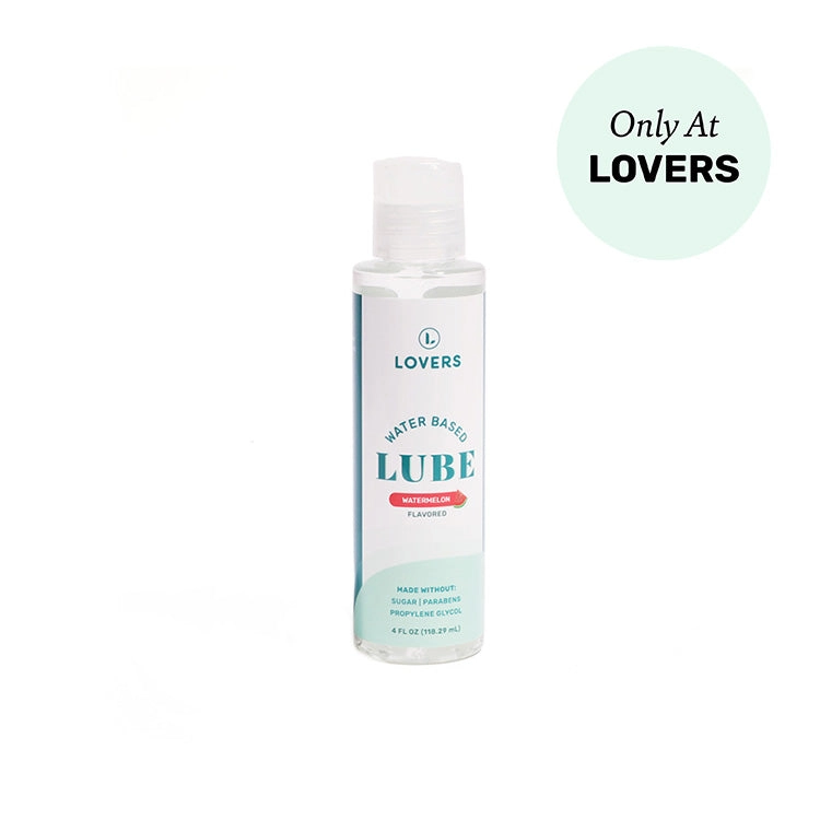 Lovers Watermelon Flavored Water Based Lube 4oz