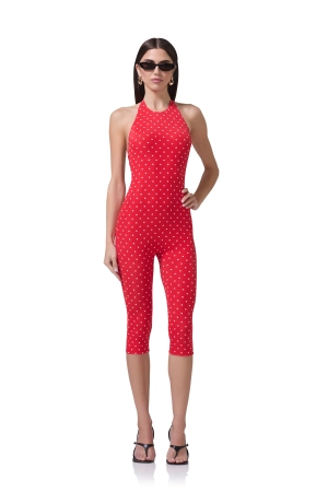 Lucia Catsuit - Risky Micro Dot