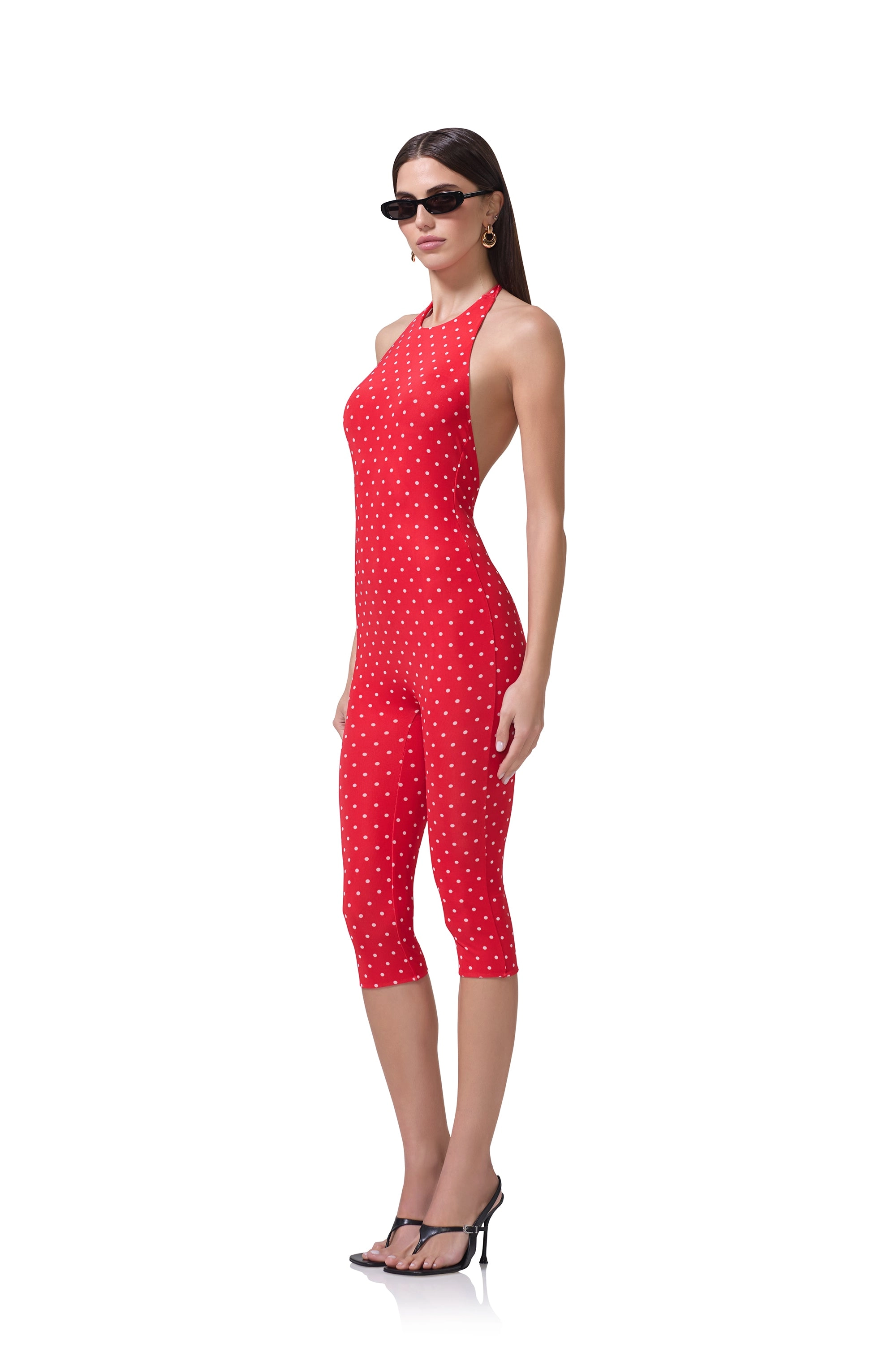 Lucia Catsuit - Risky Micro Dot