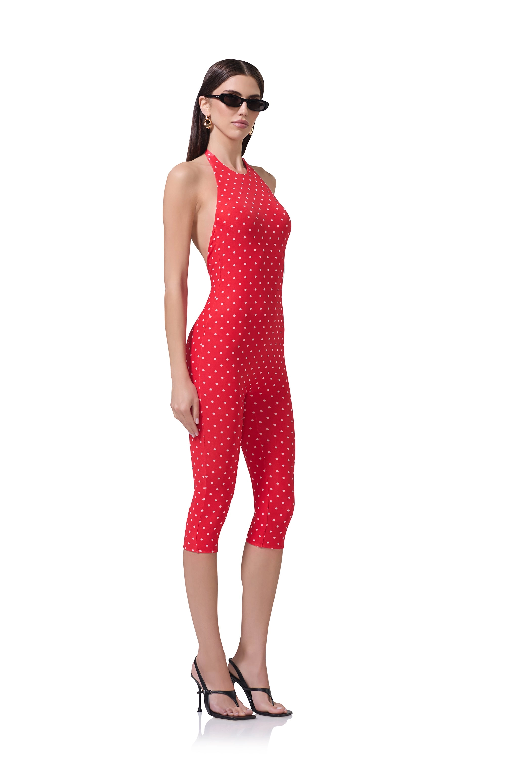 Lucia Catsuit - Risky Micro Dot