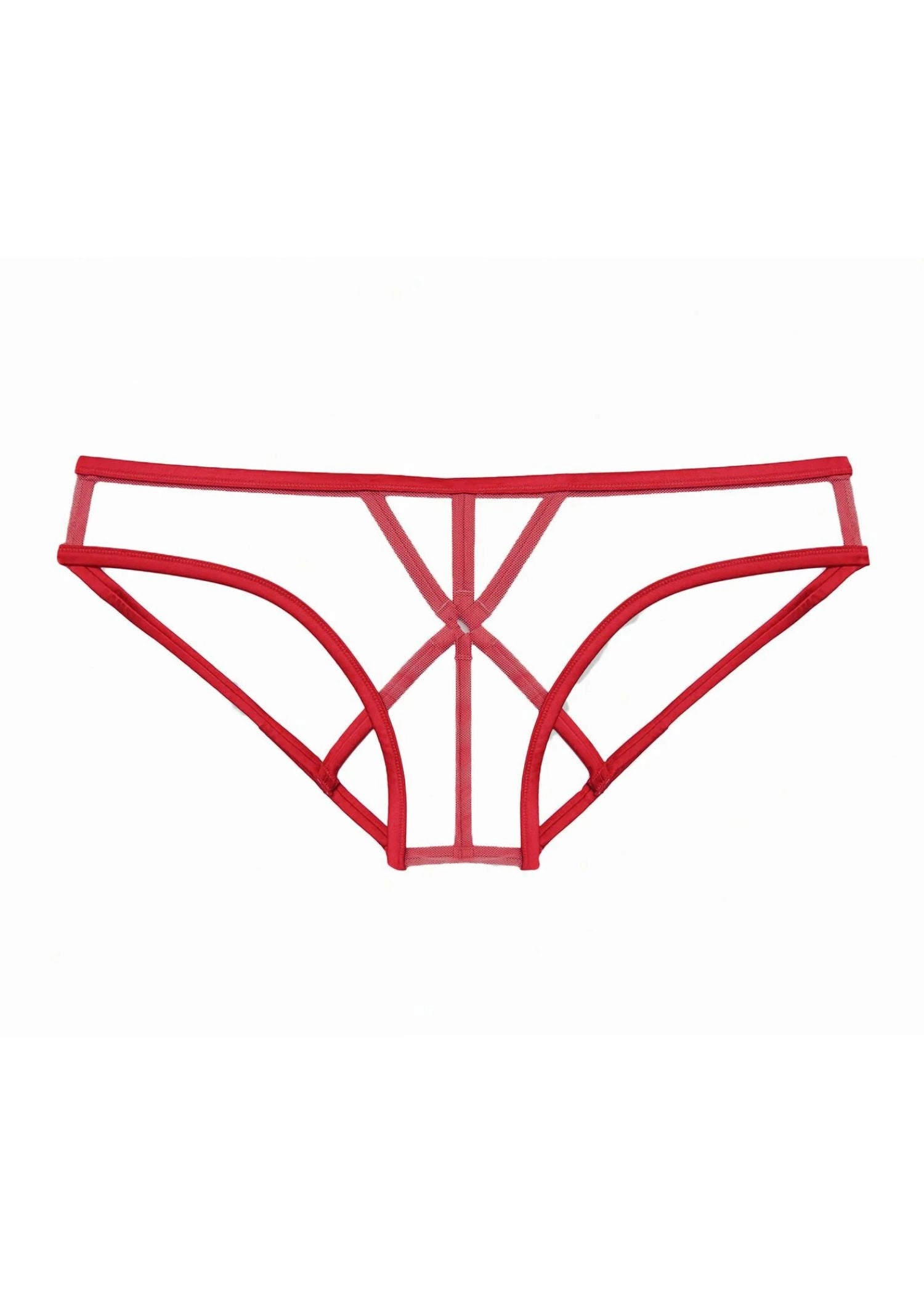 Luxe Strappy Bondage Panty (Rouge)