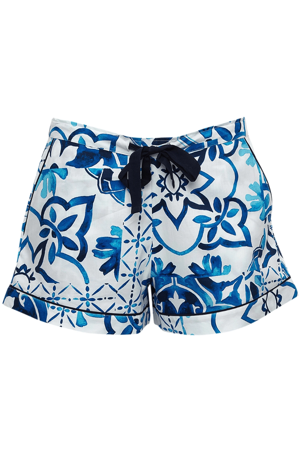 Marie Tile Print Shorts, Size UK 8