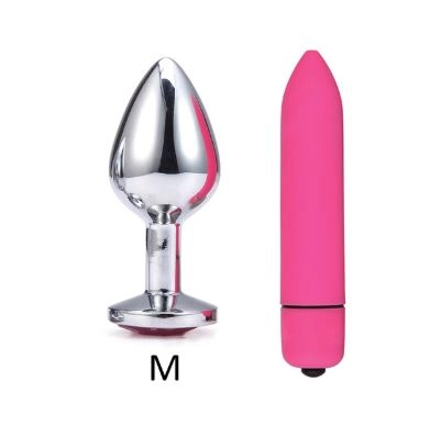 Metallic Pleasure Plug Combo