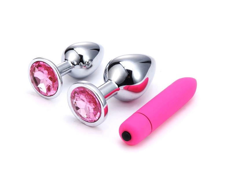 Metallic Pleasure Plug Combo