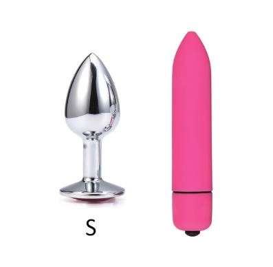 Metallic Pleasure Plug Combo