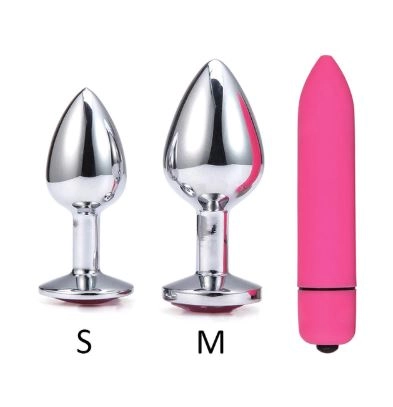 Metallic Pleasure Plug Combo