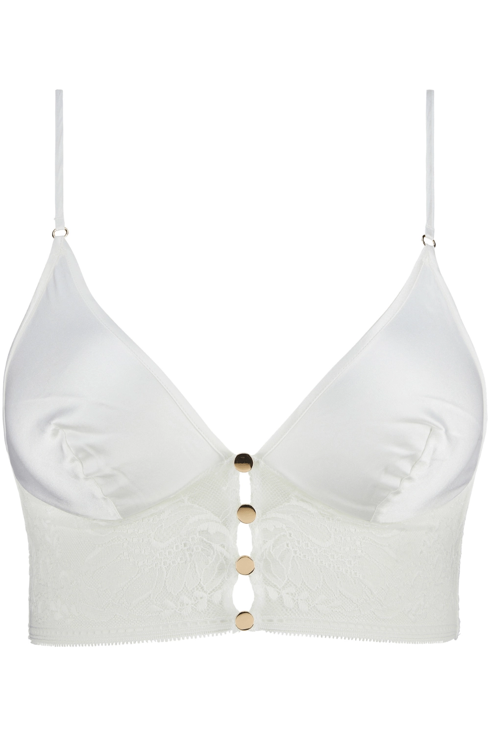 Midnight Whisper Silk Bralette Opale