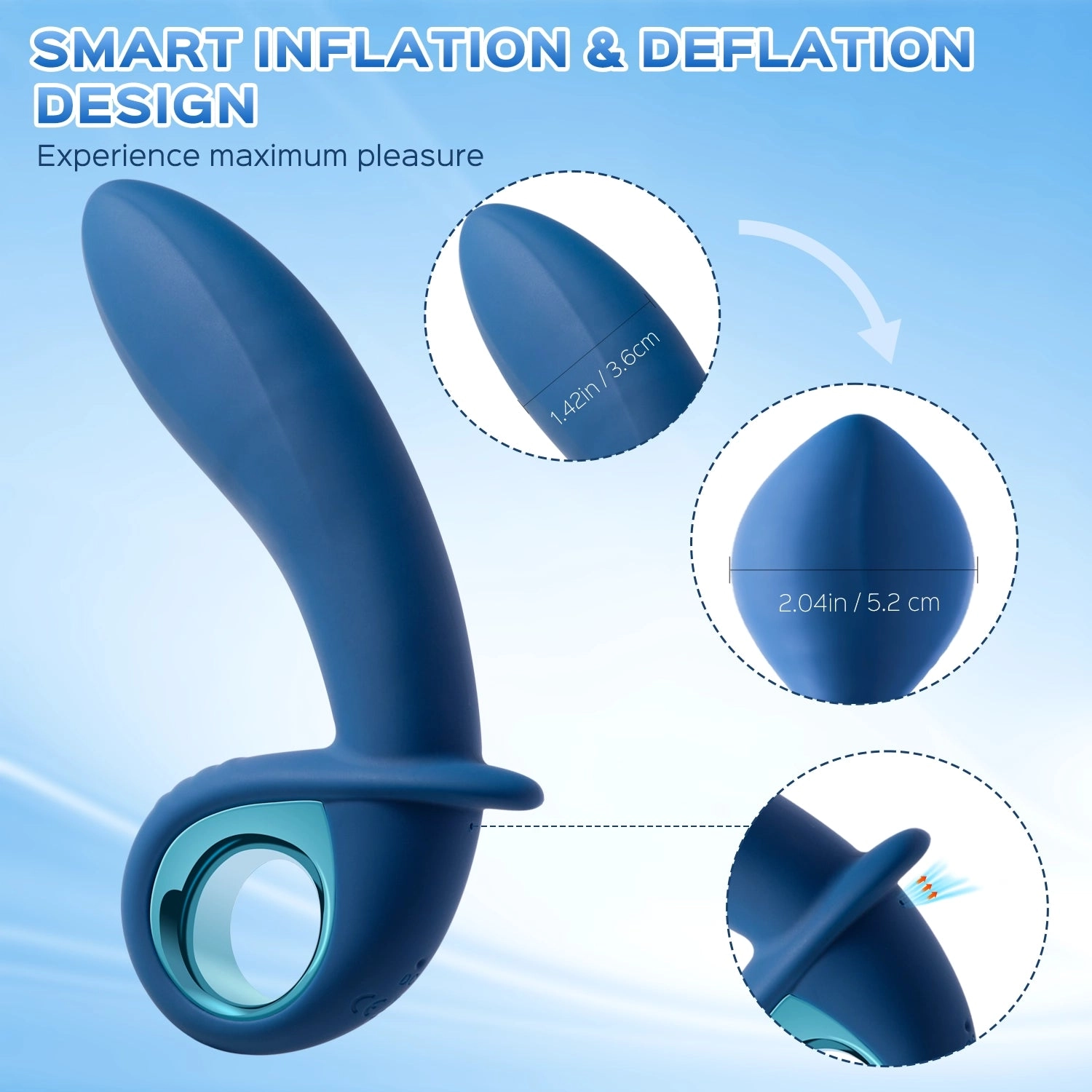 Mont - Vibrating Inflatable Butt Plug