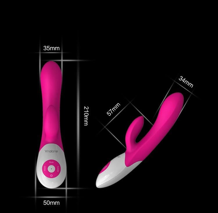 Nalone Rhythm Sound Activated Rechargeable Rabbit Vibrator