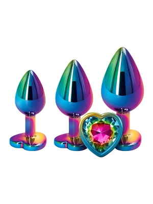 NS Novelties Rear Assets Trainer Kit Multicolour Butt Plug Set