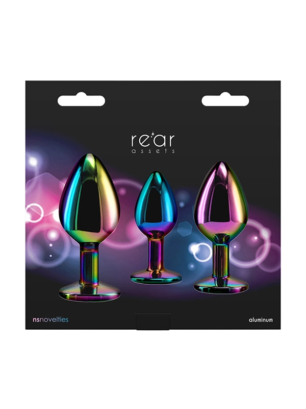 NS Novelties Rear Assets Trainer Kit Multicolour Butt Plug Set