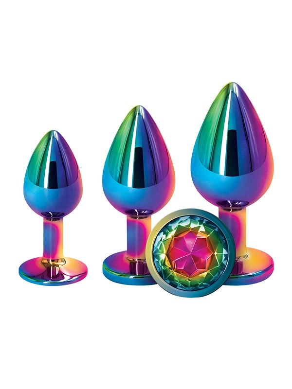 NS Novelties Rear Assets Trainer Kit Multicolour Butt Plug Set