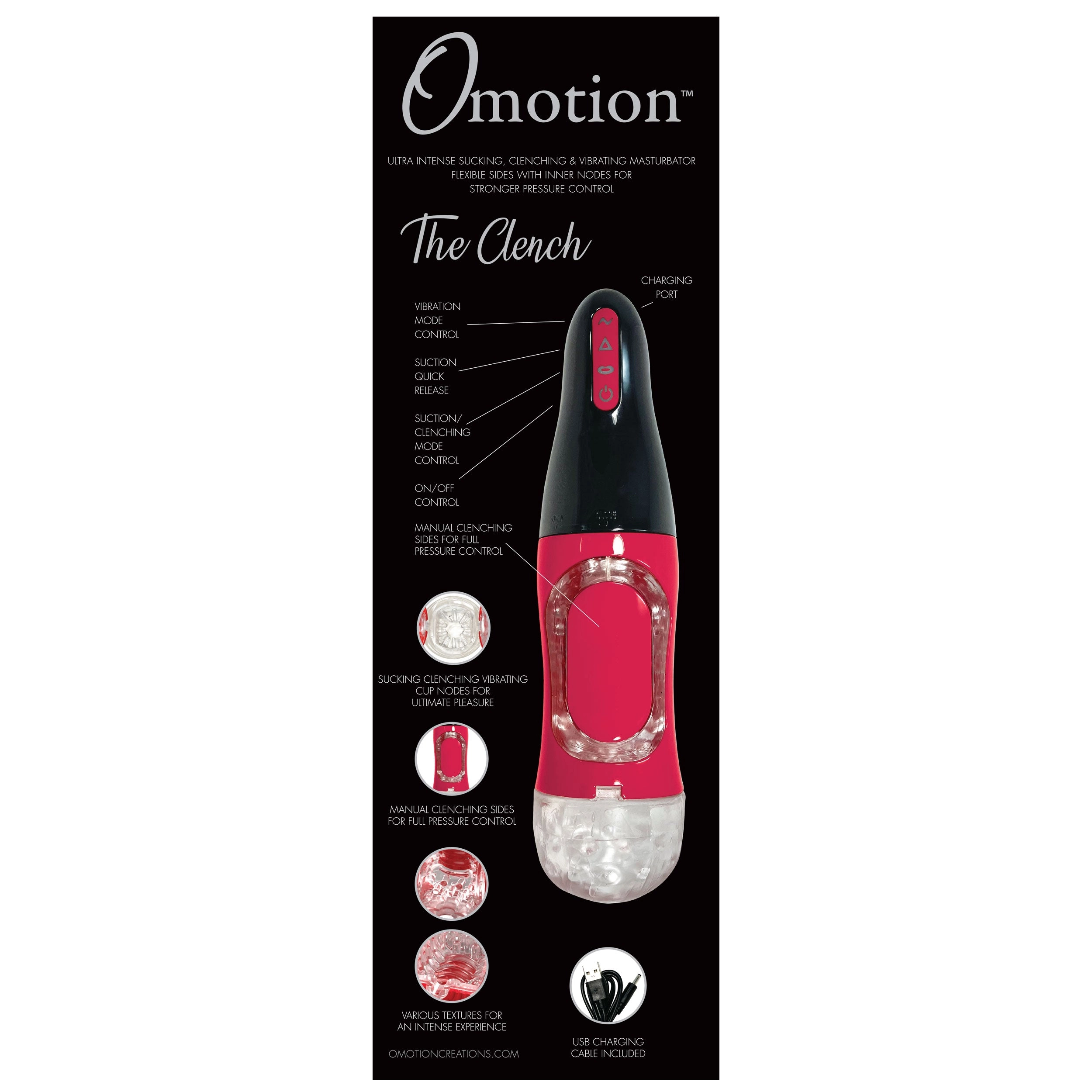 OMOTION CLENCH MASTURBATOR