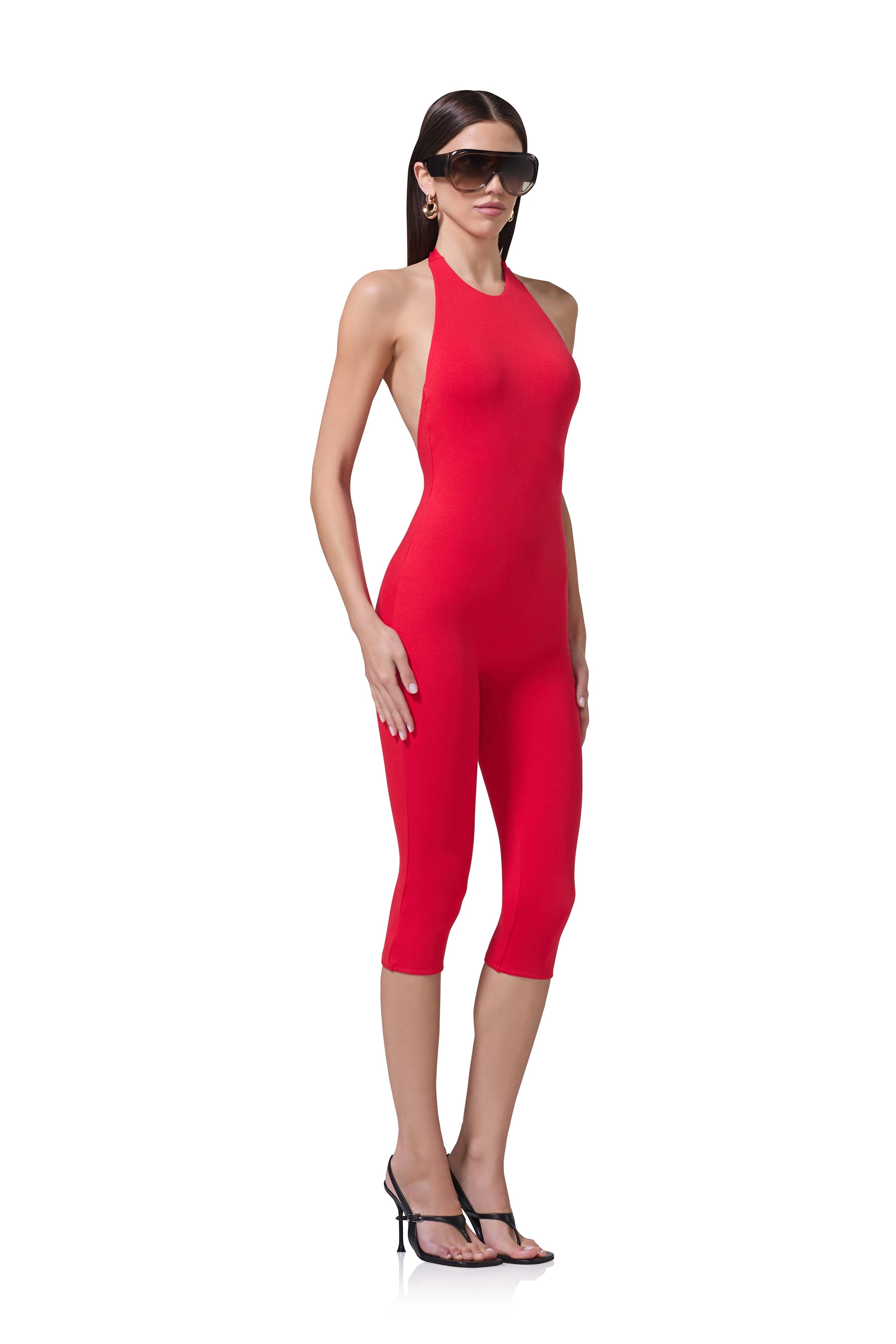 Patty Catsuit - Risky Red