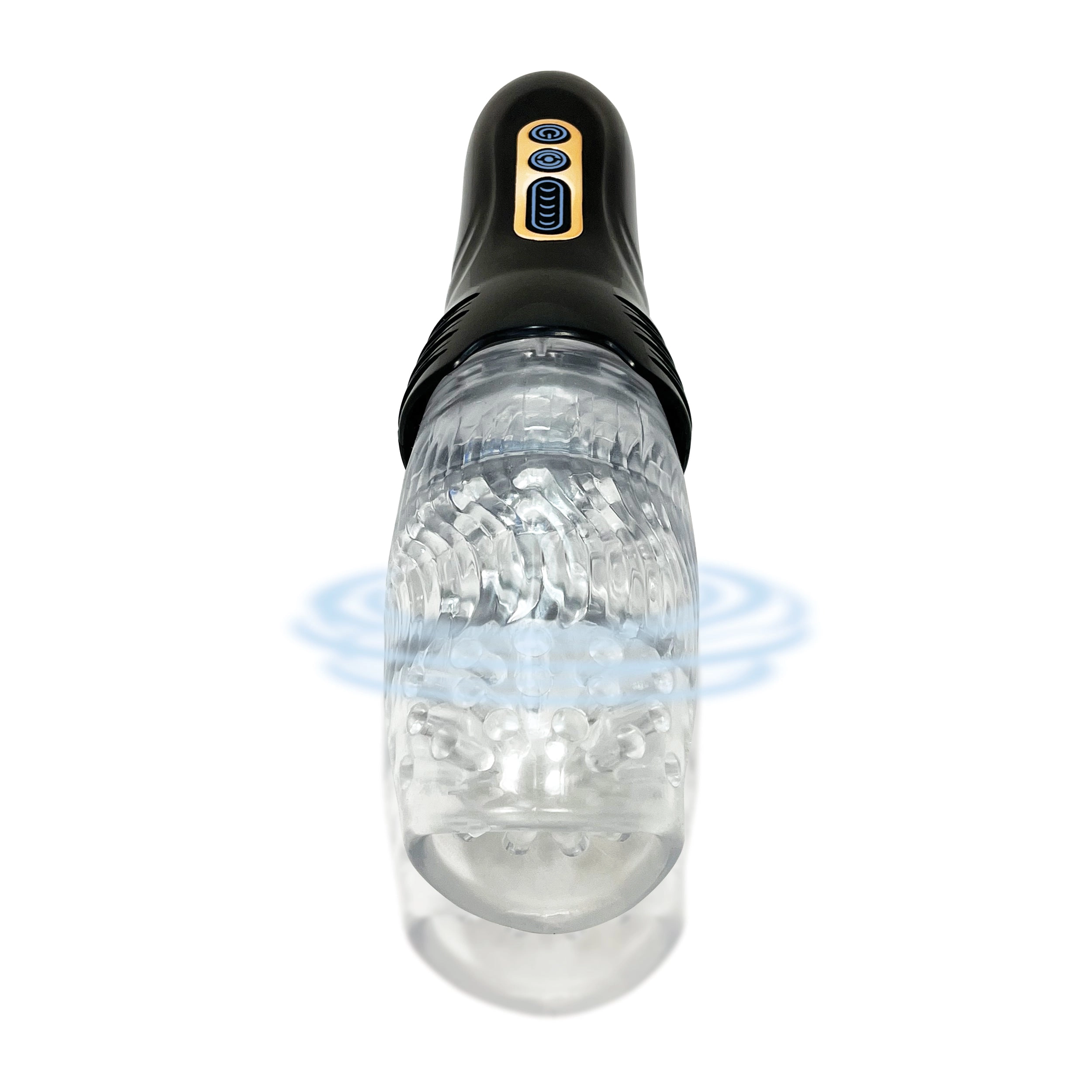 Pinnacle Male Thrusting Rotating Vibrating Rechargeable Masturbator