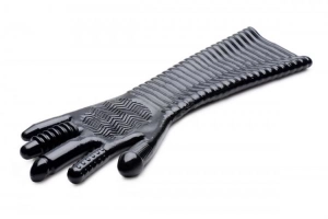 Pleasure Fister Textured Fisting Glove - Extra Long