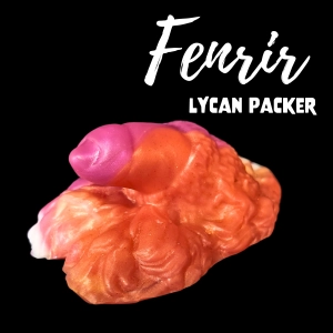 Premade Medium Fenrir, Lycan Packer - Marble Kreature Orange, Valentine, Solid White - Classic Firmness