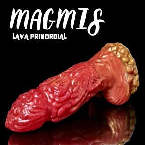 Premade Medium Magmis - Fade Gold base Red tip - Classic Firmness