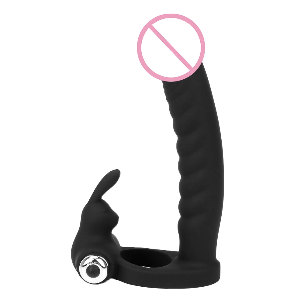 Prostate Massager Double Penetration Anal Bead Plug Vibrator Cock Vibrator Ring Strap-on Dildo Sex Toys for Men Couple