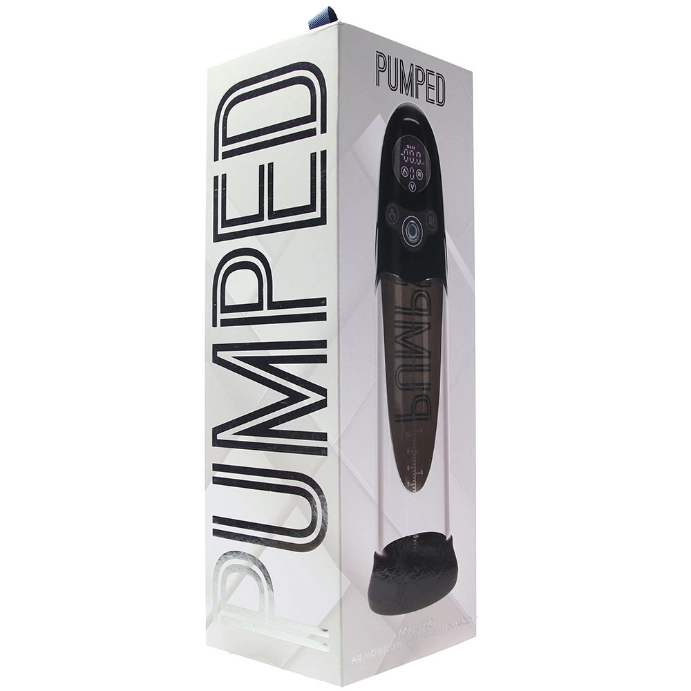 Pumped Aqua Pro AI Penis Pump in Black