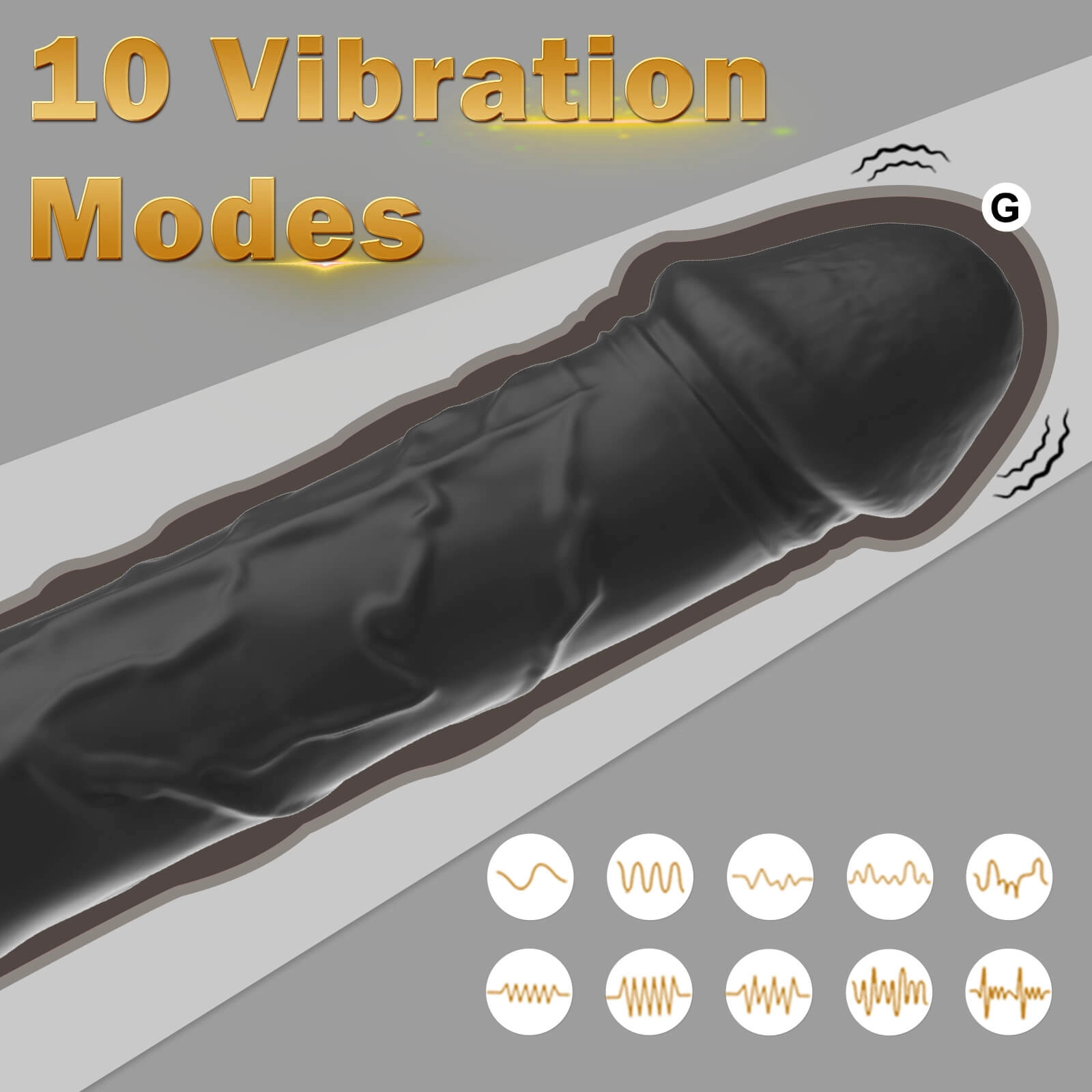 Ravox – G Spot Dildo Realistic Silicone Vibrator Sex Toy