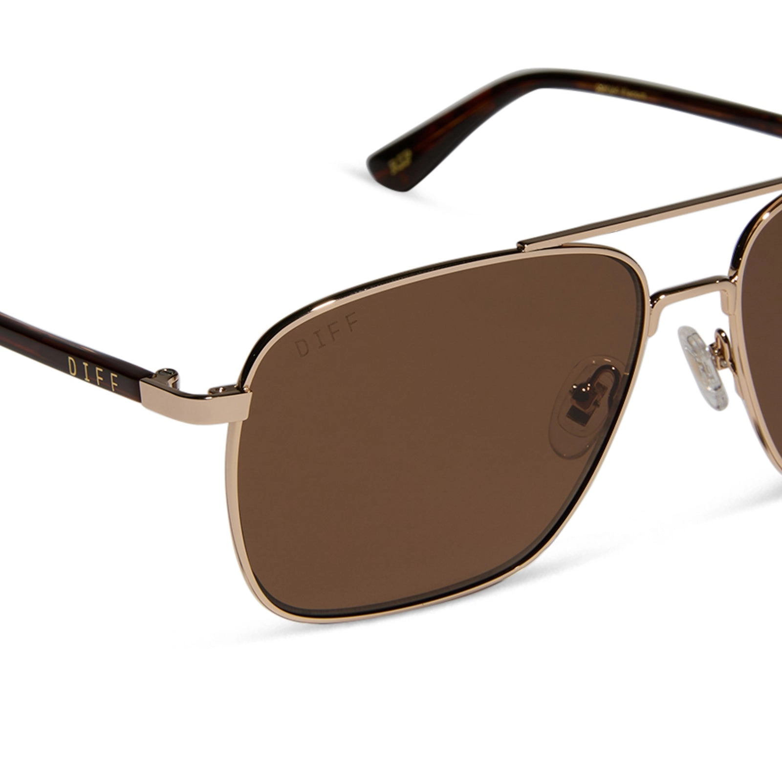 RIP WHEELER - WESTERN GOLD   MARBLED BROWN W BOLD BROWN   POLARIZED SUNGLASSES