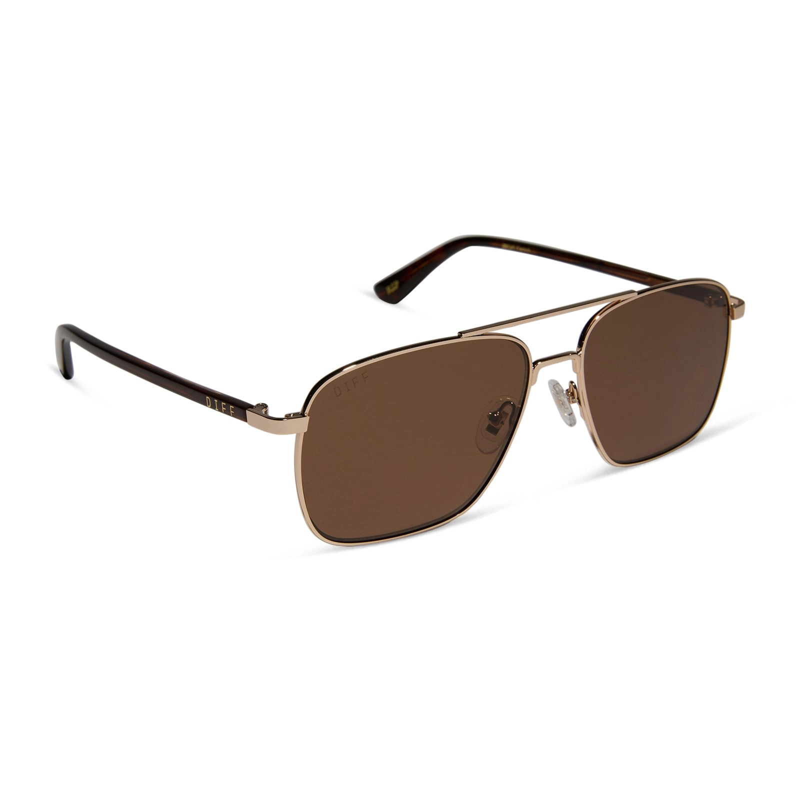 RIP WHEELER - WESTERN GOLD   MARBLED BROWN W BOLD BROWN   POLARIZED SUNGLASSES