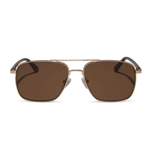 RIP WHEELER - WESTERN GOLD   MARBLED BROWN W BOLD BROWN   POLARIZED SUNGLASSES