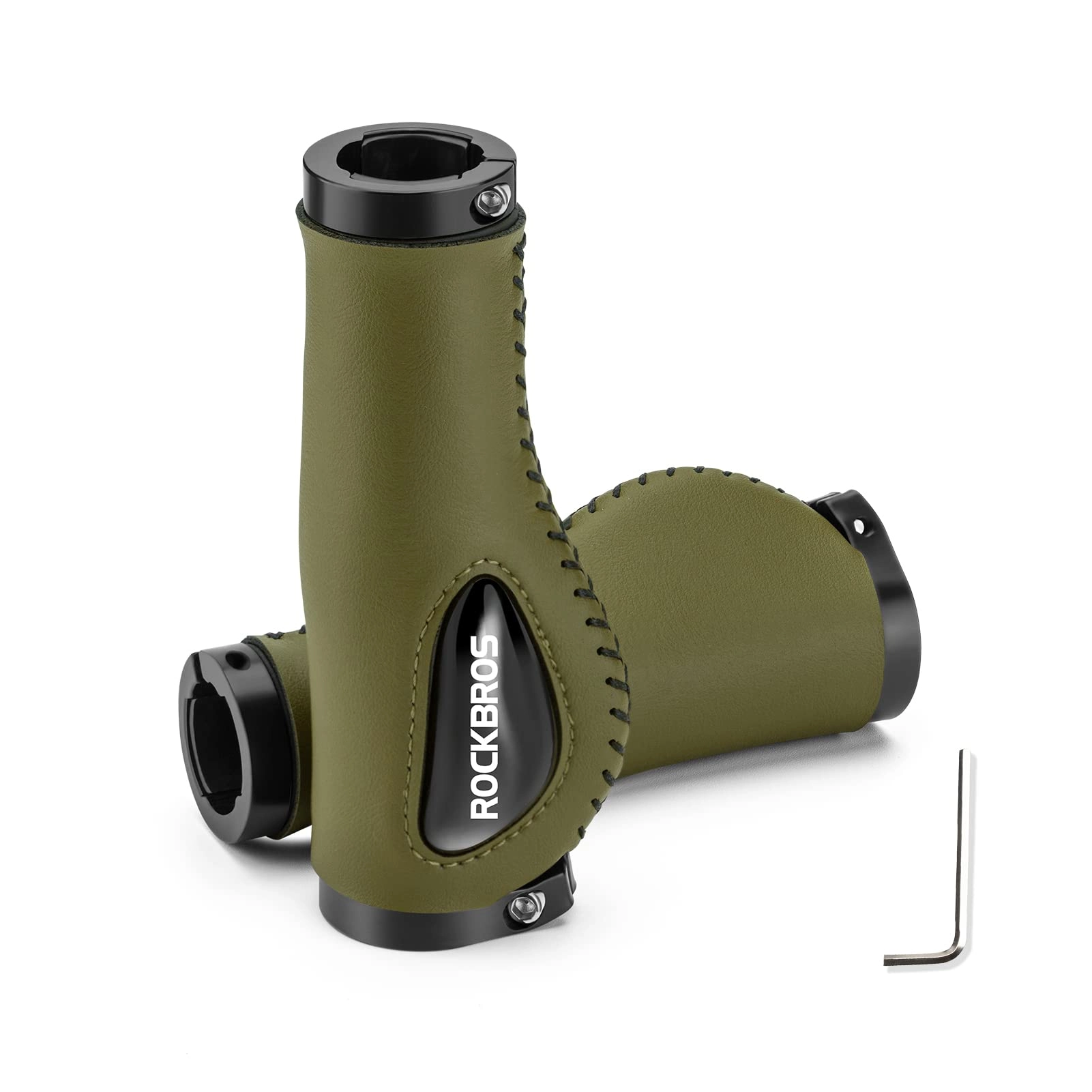 ROCKBROS Bike Handle Grips Ergonomics Design Soft Gel Dual Lock