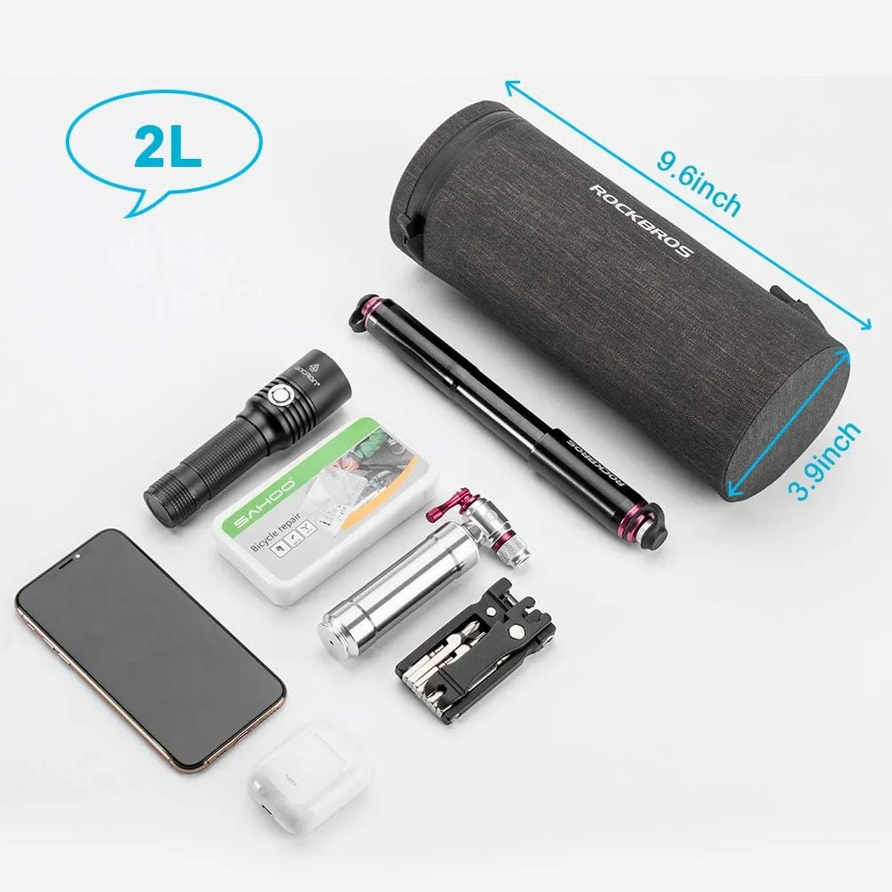 ROCKBROS Bike Handlebar Front Frame Storage Bag