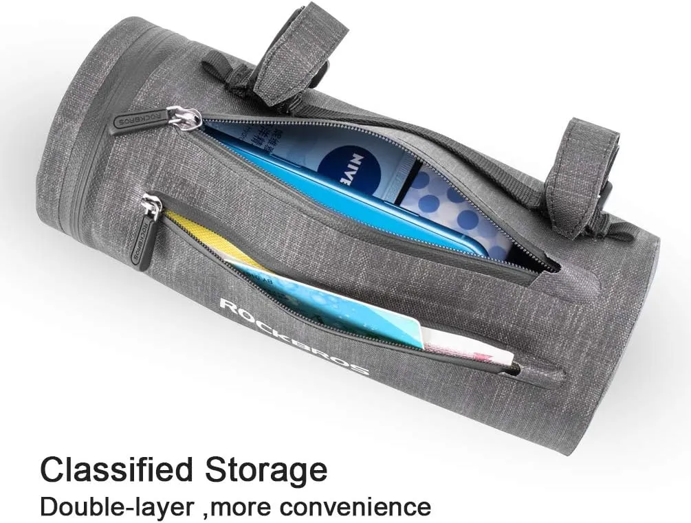ROCKBROS Bike Handlebar Front Frame Storage Bag