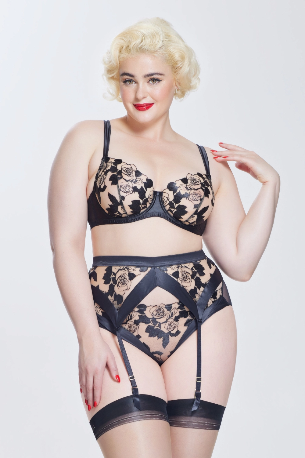 Rosabelle Underwire Bra in Black