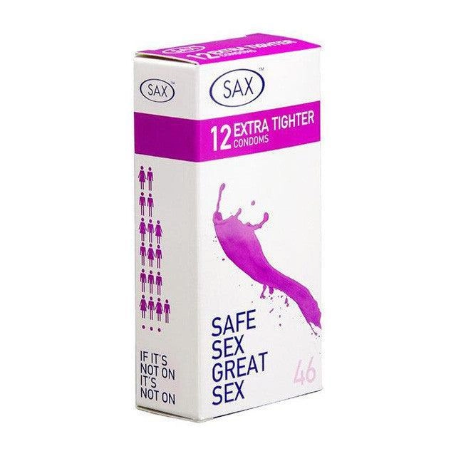 SAX, 46mm Condoms (Extra Tight) - 12 pack