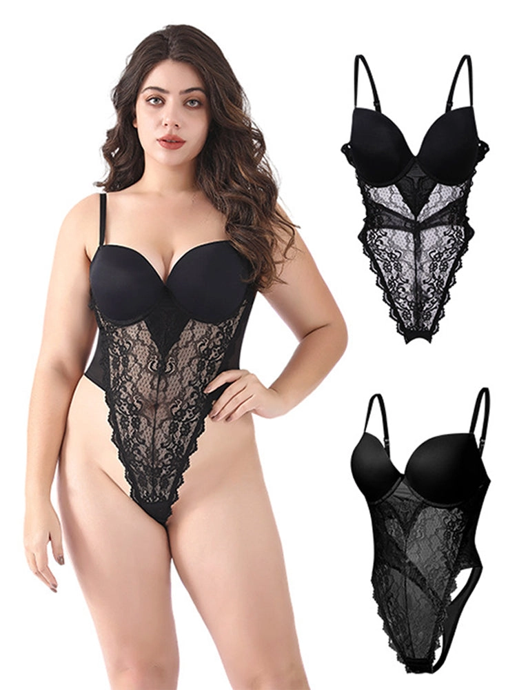 Seductive Lingerie Bodysuit Sexy Strappy Underwear