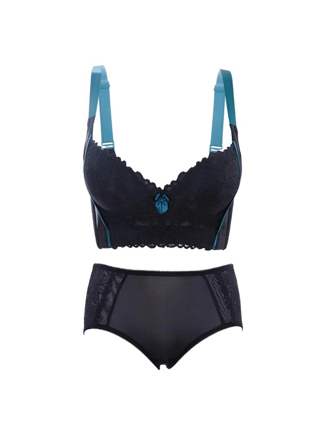 Sexy Lace Push-Up Bra with Side Support